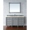James Martin Vanities Brittany 60in Single Vanity, Urban Gray w/ 3 CM Eternal Marfil Quartz Top 650-V60S-UGR-3EMR - alternate 3